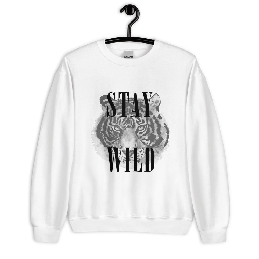 Stay Wild Tiger Unisex Sweatshirt