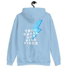 Load image into Gallery viewer, Thou Shall Not Kill Vibes Unisex Hoodie
