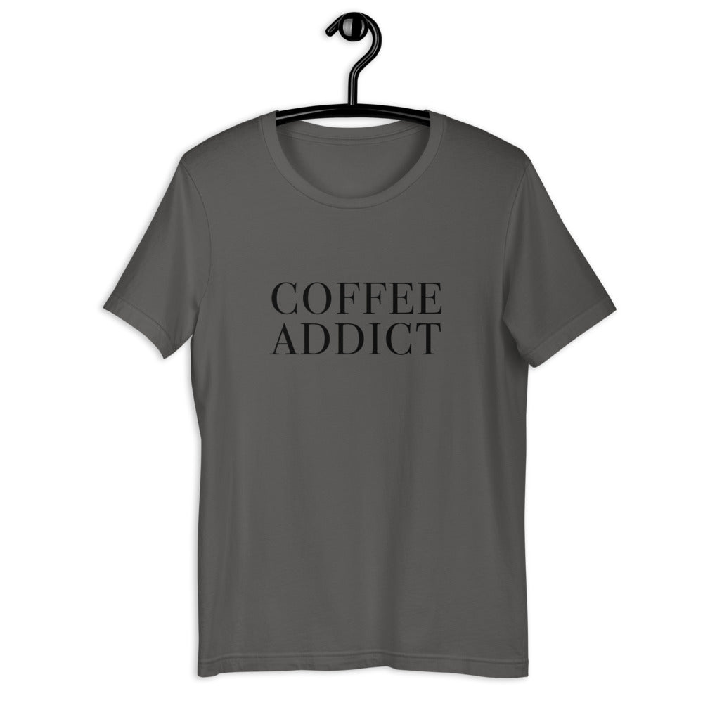 Coffee Addict Short-Sleeve Unisex T-Shirt