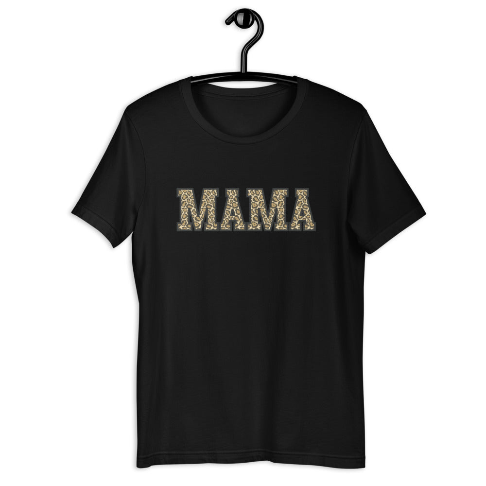 Mama Leopard Print Short-sleeve unisex t-shirt